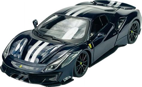 Bburago Ferrari 488 Pista Niebieski 1 24 Metalowy Nowy Model Ceny I