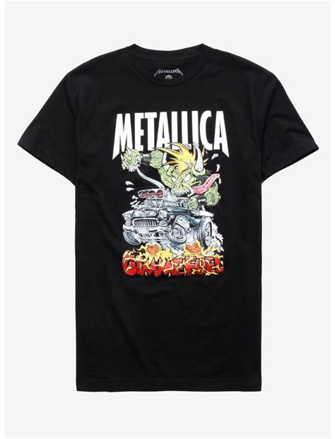 Metallica Gimme Fuel Drag Racer T Shirt Hot Topic