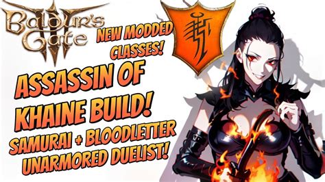 💥new Multiclass Build💥the Khainite Assassin Baldurs Gate 3 Baldursgate3builds Warhammer3 Youtube