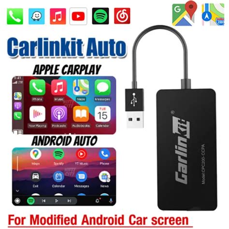 CARLINKIT WIRELESS WIRED CarPlay Wireless Android Car Dongle Mirror