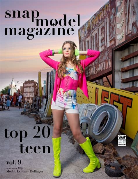 Snap Model Magazine Top 20 Teen By Danielle Collins Charles West