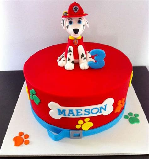 Torte Di Paw Patrol In Pasta Di Zucchero Pdz Torte Di Compleanno