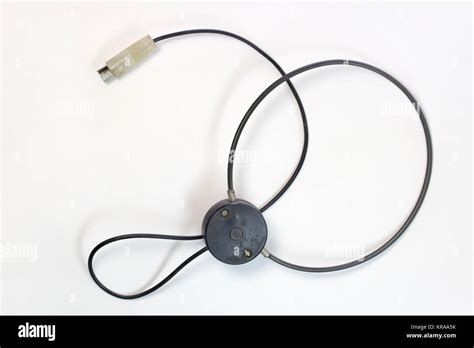 indoor analog TV antenna for older generation TVs Stock Photo - Alamy