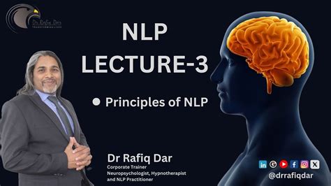 Nlp Lecture Principles Of Nlp Dr Rafiq Dar Youtube