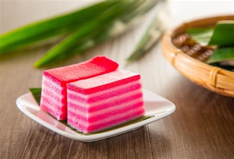 Premium Photo Kuih Lapis Is A Traditional Malay Nyonya Sweet Desert