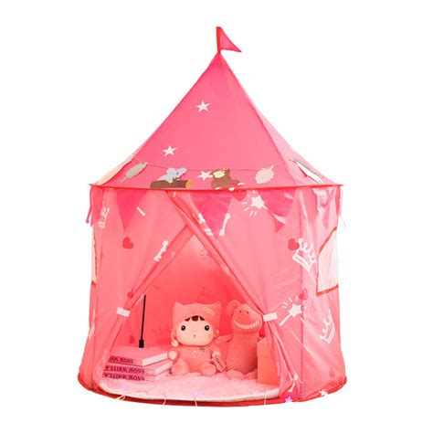 Tempsa Tente De Jeux Enfant Ch Teau Princesse Rose X Cm