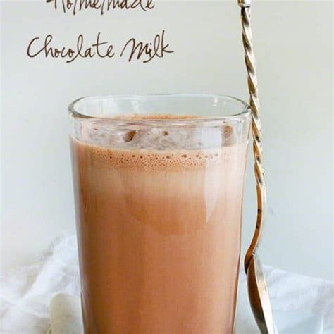 The Best Homemade Chocolate Milk I Am Baker