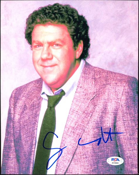 George Wendt Signed Cheers 8x10 Photo Psa Hologram Pristine Auction