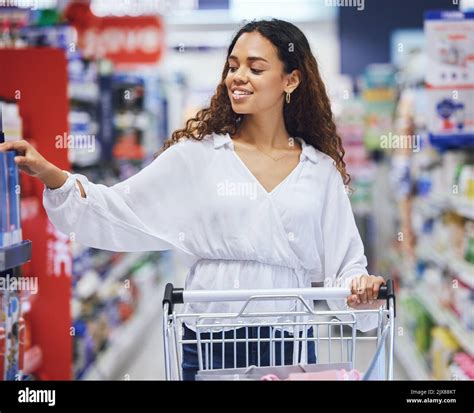 Pushing A Shopping Trolley Hi Res Stock Photography And Images Alamy