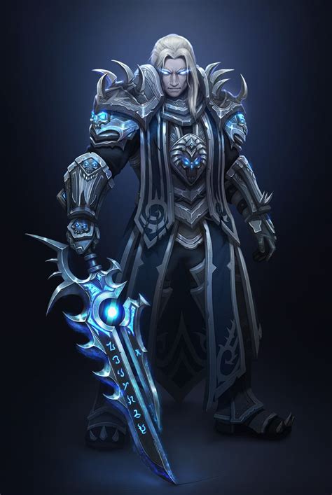 Anduin Wrynn The Lich King Polina Zaitseva Lich King Warcraft Art