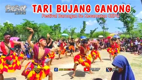 Tari Bujang Ganong Festival Barongan Cepu Pasar Krempyeng Karangboyo