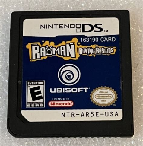 Rayman Raving Rabbids Nintendo DS 2007 Authentic Game Cartridge