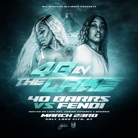 40 BARRS vs Fendi announced for Mic Masters Alliance's 48 in the Lake