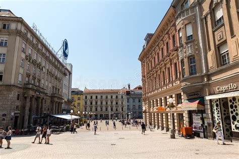 Buildings in the City Center of Zagreb, Croatia. Architecture of ...