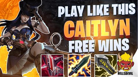 Wild Rift Play Caitlyn Like This Free Wins Challenger Caitlyn