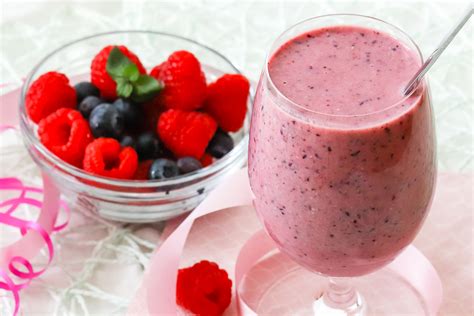 Cremiger Himbeer Smoothie