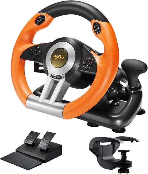 Buy PXN V3II Simulate Racing Game Steering Wheel With Pedal 180 Degree