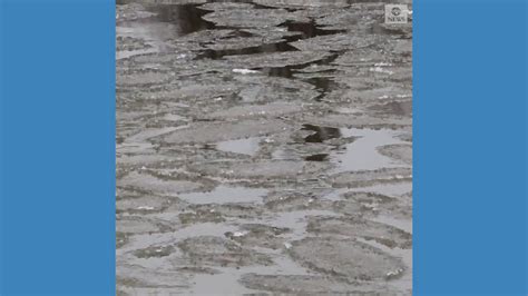 Pancake Ice Forms On Lake Superior Good Morning America