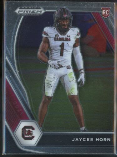 2021 Panini Prizm Draft Picks Jaycee Horn Rookie Rc 142 EBay