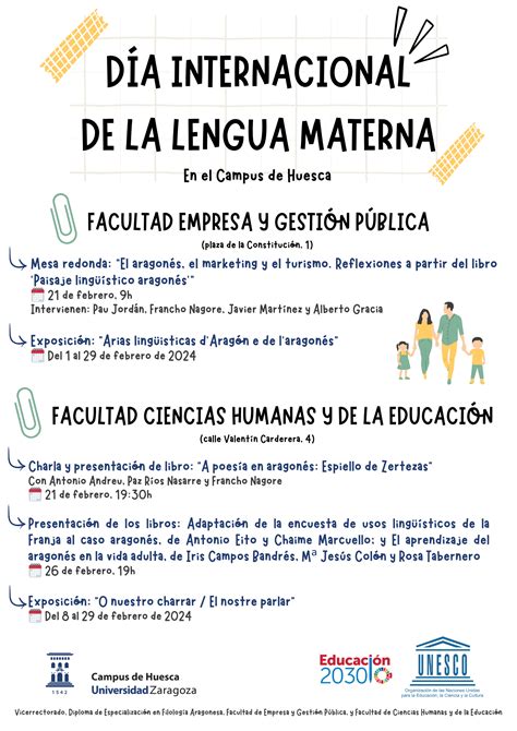 El Día Internacional de la Lengua Materna en el Campus de Huesca