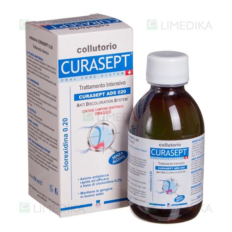 CURASEPT ADS 020 Skalavimo Skystis Su 0 20 Chlorheksidino 200 Ml