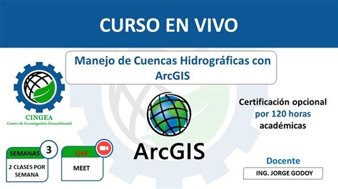 Manejo de Cuencas Hidrográficas con ArcGIS en Vivo CINGEA