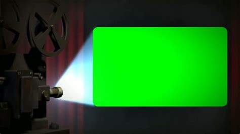 Projector Green Screen Film Projector Green Screen Projector Green Screen No Copyright