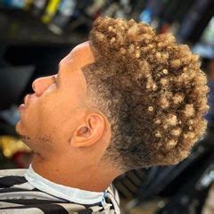 Taper Fade Styled On Top With Twists Sponge Click The Link In Bio To