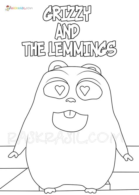 Grizzy And The Lemmings Coloring Pages New Images Free Printable