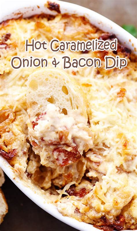 Hot Caramelized Onion And Bacon Dip