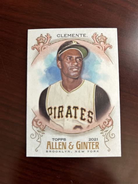 Topps Allen Ginter Roberto Clemente Pittsburgh Pirates Mint