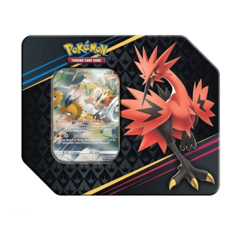 Pokémon Crown Zenith Special Art Tin 7 Galarian Zapdos Trading Card