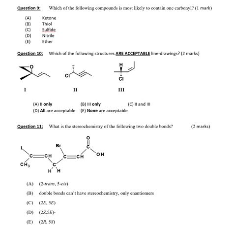 Solved Question Which Of The Following Compounds Is Most Chegg