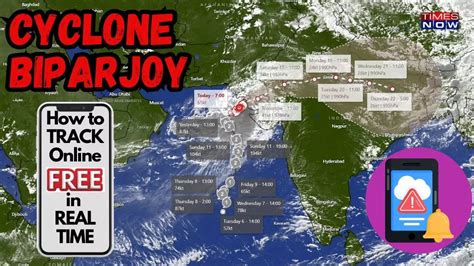 Biparjoy Landfall Alert Track Cyclone Biparjoy In Realtime On Phone