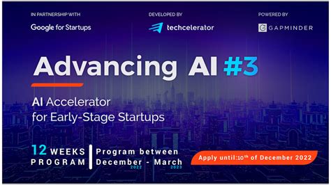 Techcelerator And Google Launch New Edition Of Ai Accelerator For See