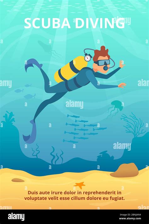 Underwater Cartoon Stock Vector Images Alamy