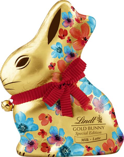 Lindt Floral Gold Bunny Milk 200g