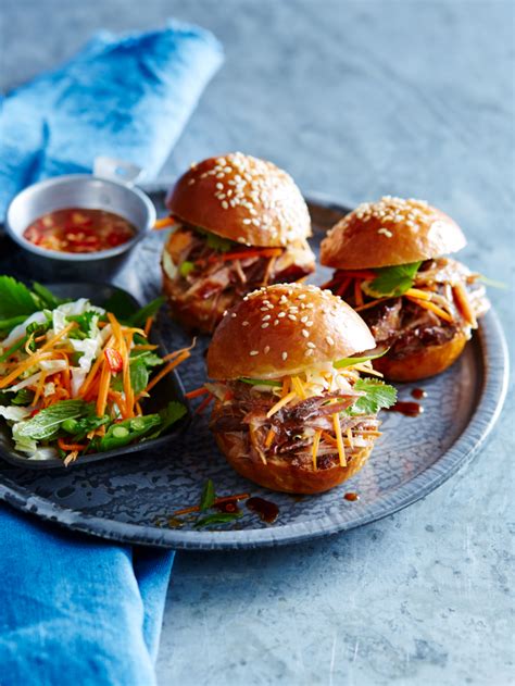 Vietnamese Pulled Pork Sliders With Asian Slaw Recipe Pulled Pork