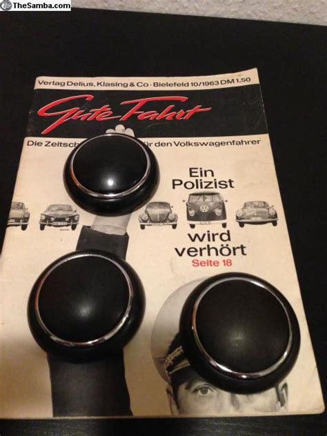 Thesamba Vw Classifieds Bus Horn Buttons Nos Vw Sign On Backside