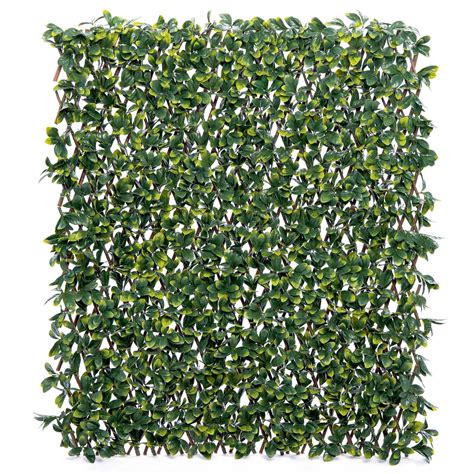 Siepe Artificiale Bayberry Con Traliccio Estensibile H 1 M X L 2 M