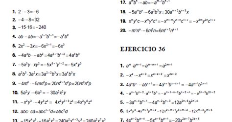 MatemÁtica Paso A Paso Ejercicios Resueltos MultiplicaciÓn De Monomios