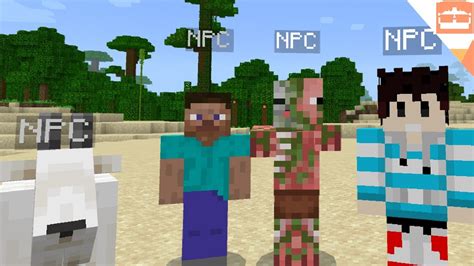 Minecraft Bedrock Npc Expansion Adds Npc Youtube