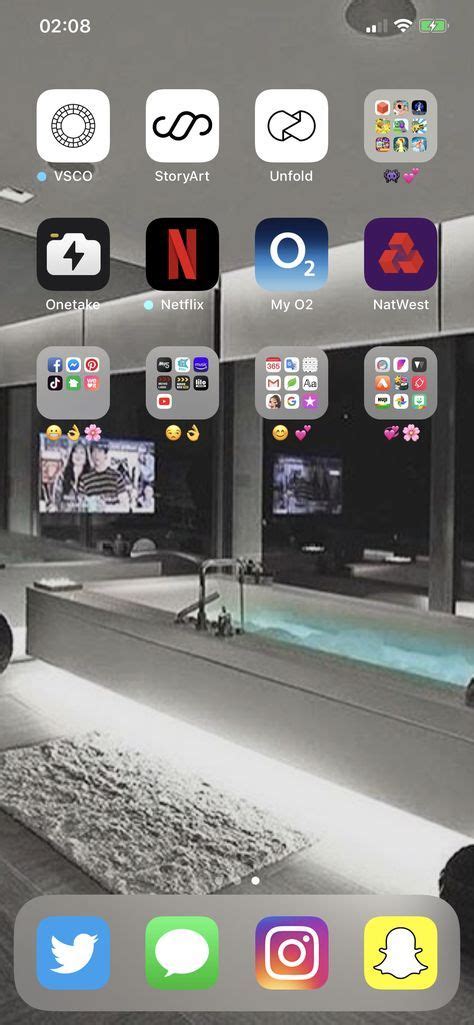 Home Screen Inspo Iphone Ideas In Iphone Organization