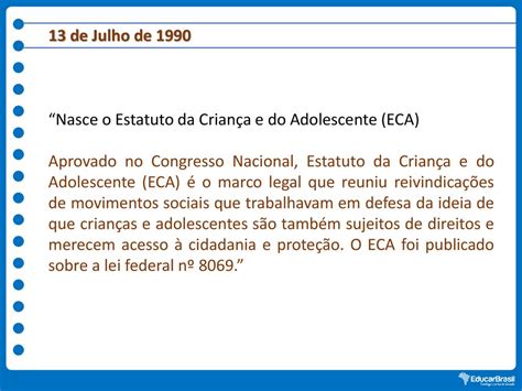 Estatuto da Criança e do Adolescente ppt carregar