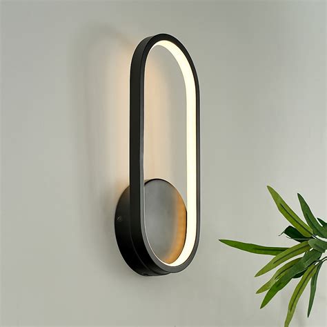 Seattle Black LED Wall Light Homebase