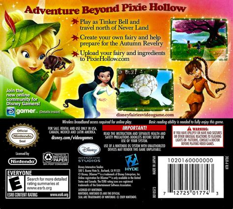 Disney Fairies Tinker Bell And The Lost Treasure Ds New World