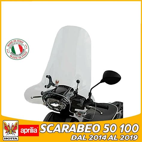 CUPOLINO PARABREZZA PARAVENTO COMPLETO ISOTTA APRILIA SCARABEO 50 100