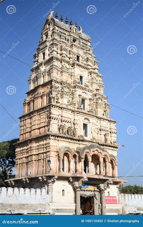 Sri Rama Chandra Swamy Temple Ammapalli, Hyderabad Royalty-Free Stock ...