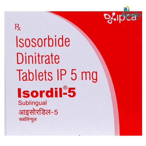 Isordil Sublingual Tablet S Price Uses Side Effects Composition