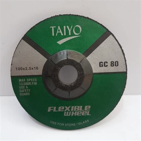 Jual Taiyo Gc Flexible Wheel Mata Gerinda Poles Kaca Keramik Granit